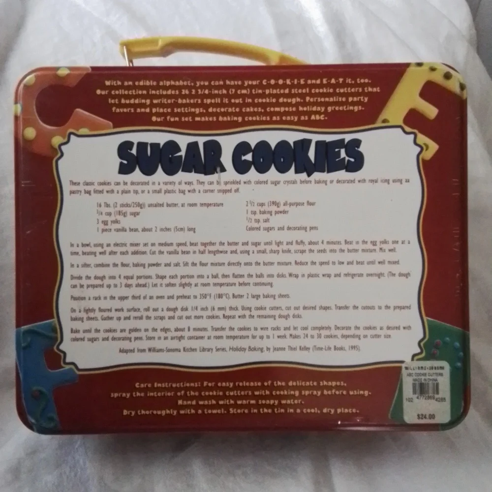 William-Sonoma ABCs Cookie Cutters